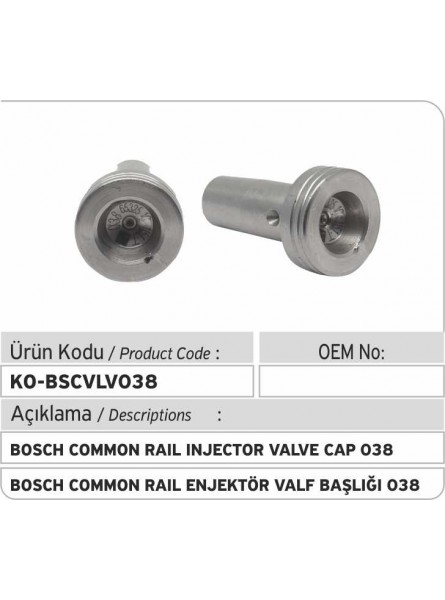 Крышка клапана 038 форсунки Bosch Common Rail