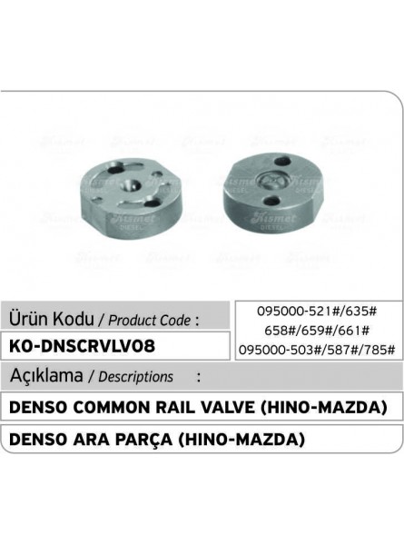 Denso Common Rail Клапан (Hino-Mazda 095000-521#635#658#659#661#095000-503#587#785)