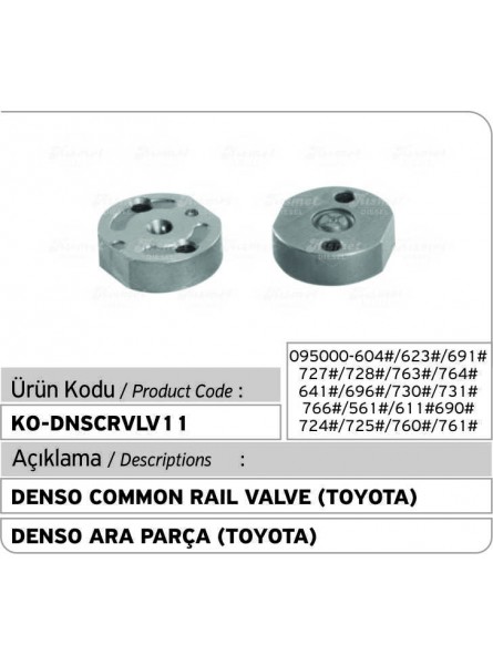 Denso Common Rail Клапан (Toyota 095000-604#623#691#727#728#763#764#641#696#730#731#766#561#611#690#724#725#760#761)