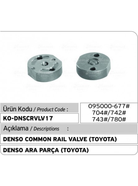 Denso Common Rail Клапан (Toyota 095000-677#704#742#743#780#)