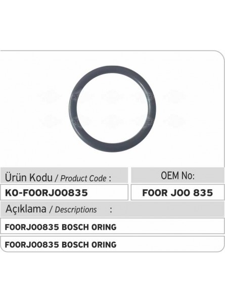 F00RJ00835 Bosch Oring