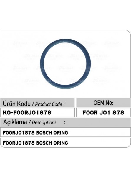 Уплотнительное кольцо форсунки F00RJ01878 Viton на  Renault CR 