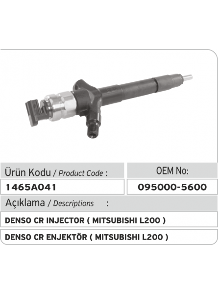 ФОРСУНКА (1465A041) 095000-5600 Mitsubishi L200 Denso