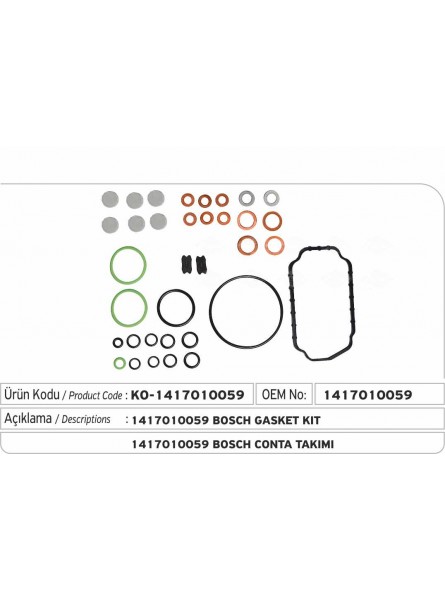 Комплект прокладок 1417010059 Bosch