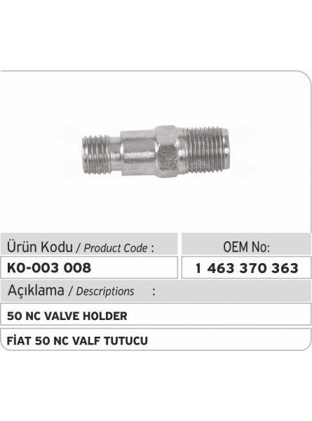 Держатель клапана 1463370363 Fiat 50 NC