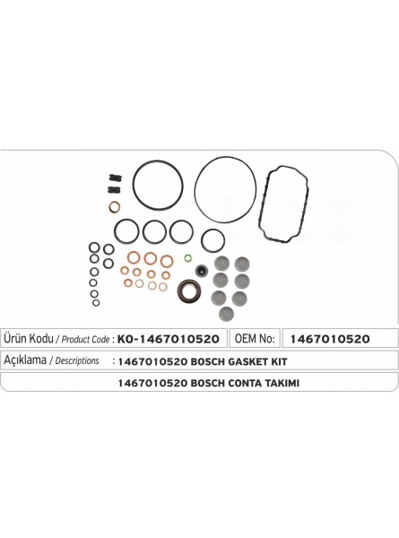 Комплект прокладок 1467010520 Bosch