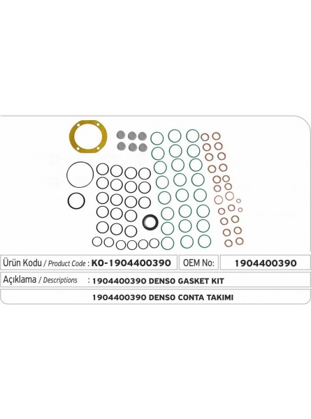 Комплект прокладок 190440-0390 Denso