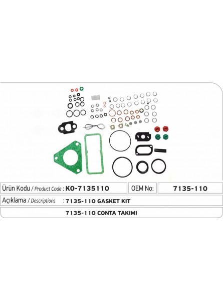 Комплект прокладок 7135-110 Delphi 