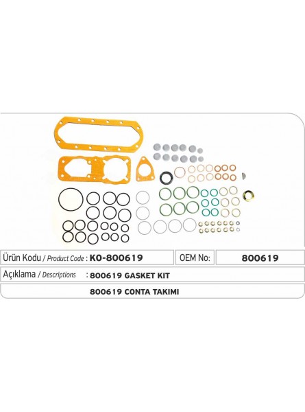 Комплект прокладок 800619 Bosch