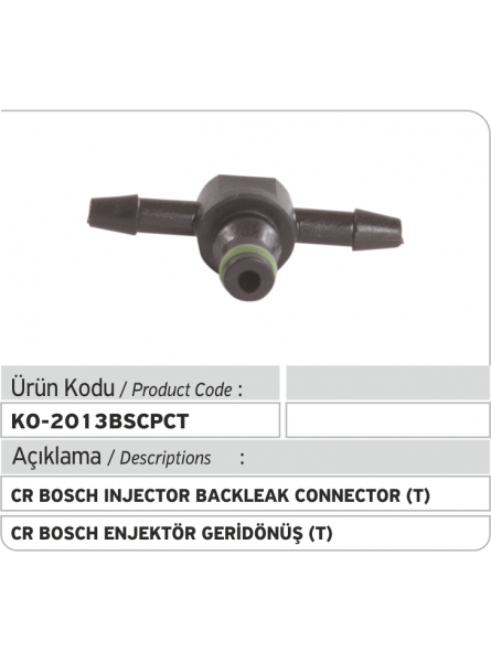 Пластиковый соединитель T форсунки Bosch Common Rail 