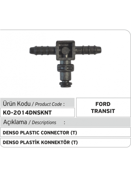 Пластиковый соединитель обратки форсунки Denso Common Rail 