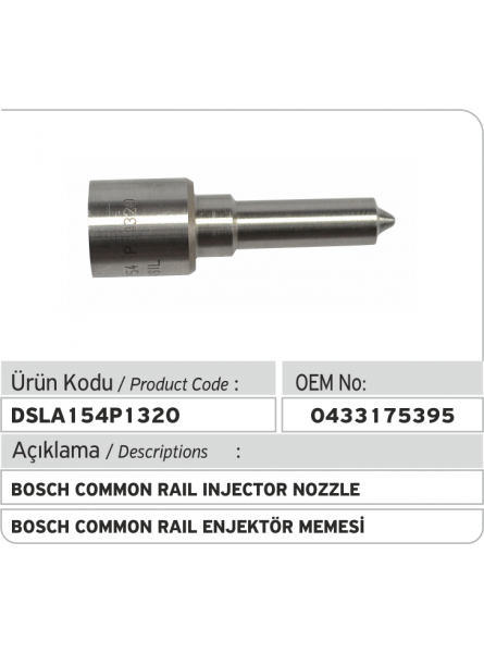 0433175395 РАСПЫЛИТЕЛЬ ФОРСУНКИ Bosch DSLA154P1320