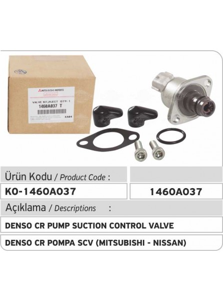 1460A037 Denso Common Rail Pump Всасывающий клапан (Mitsubishi-Nissan) 