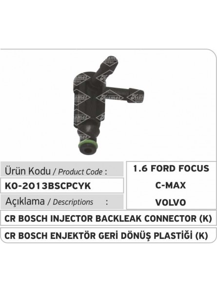 Пластиковый соединитель обратки CR Bosch (К) 1.6 Ford Focus &C-MAX& Volvo