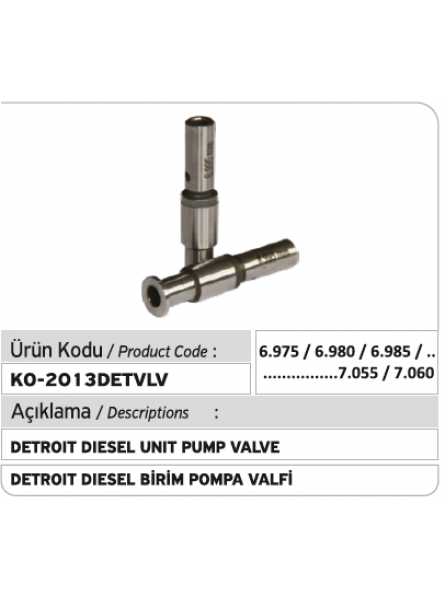 Клапан Detroit Diesel