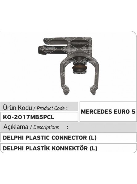 Пластиковый соединитель Delphi  (L) Mercedes Euro 5