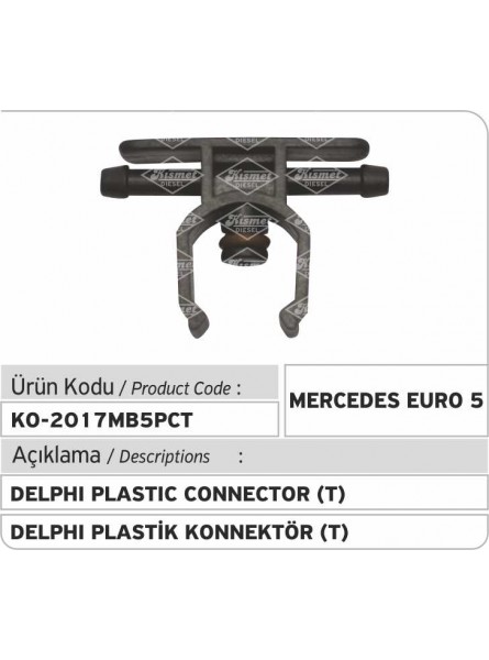 Пластиковый соединитель Delphi  (T) Mercedes Euro 5