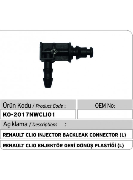 Пластиковый соединитель Delphi  (L) Renault Clio