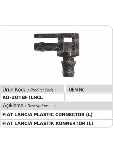 Пластиковый соединитель (L) Fiat Lancia