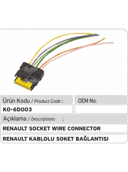 Электрический разъем для Renault