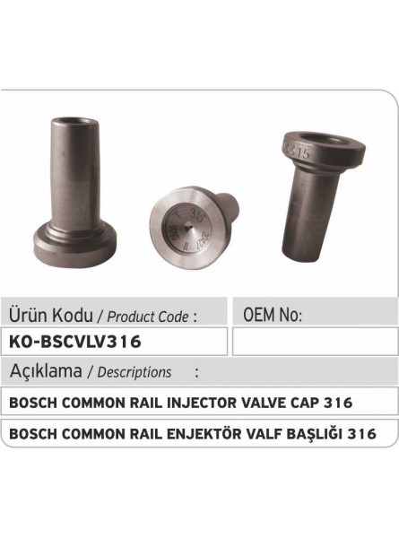 Крышка клапана 316 форсунки Bosch Common Rail