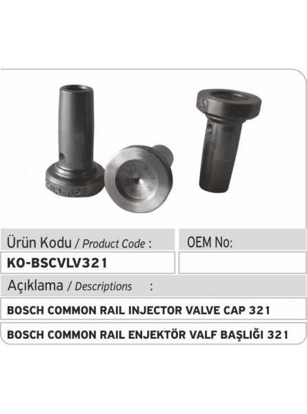 Крышка клапана 321 форсунки Bosch Common Rail