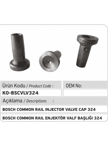 Крышка клапана 324 форсунки Bosch Common Rail