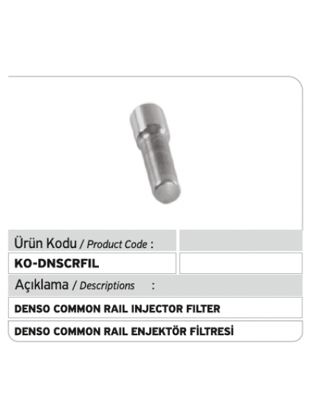 ФИЛЬТР ФОРСУНКИ 093152-0320 Denso Common Rail 