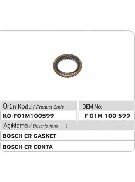 F01M100599 BOSCH CR ПРОКЛАДКА 