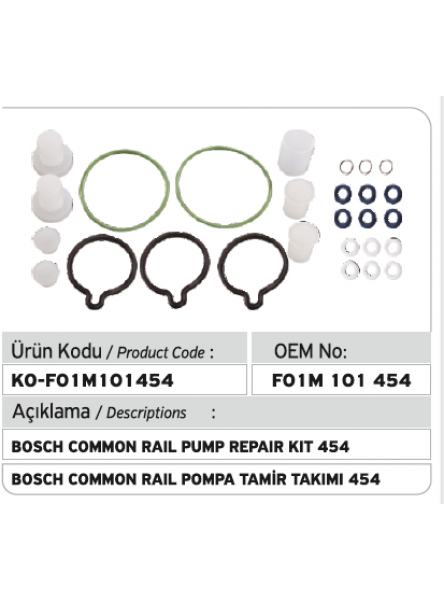 F01M101454 Ремкомплект насоса Common Rail Bosch