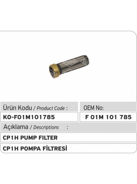 F01M101785 Bosch CP1H фильтр-насоса