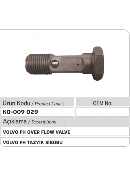 Перепускной клапан Volvo FH12