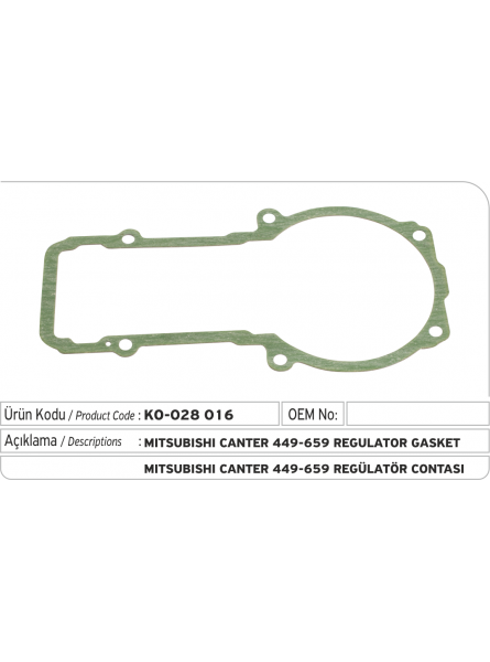 Прокладка регулятора Mitsubishi Canter 449-659